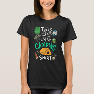 Funny, das ist mein Camping Shirt Camper-Bekleidun
