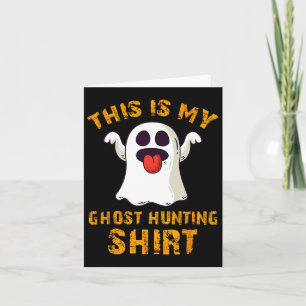 Funny, das ist mein Geist jagen Shirt Halloween Gh Karte