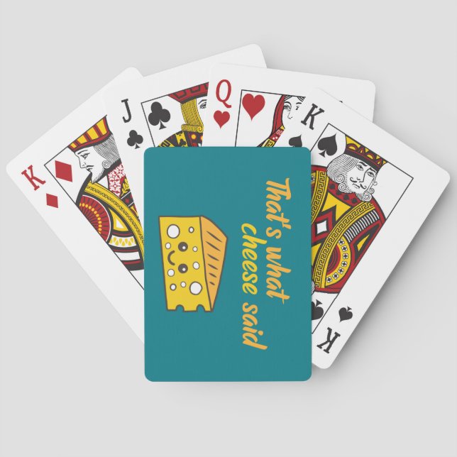 Funny, das sagte der Käse Spielkarten (Rückseite)