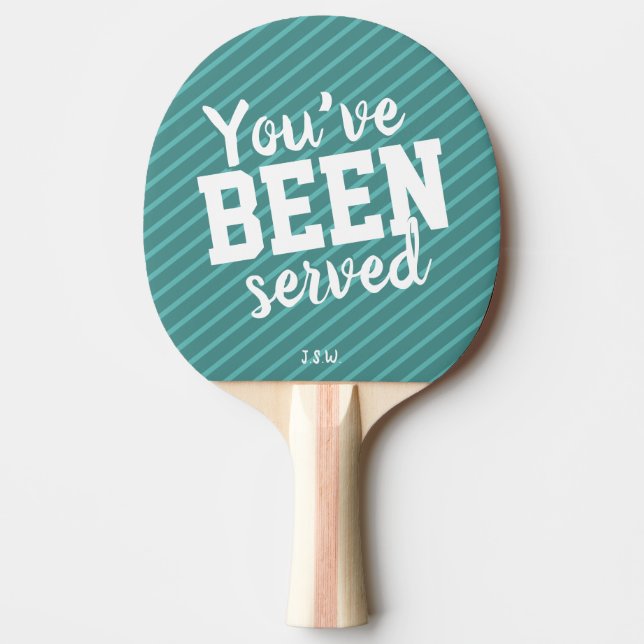 Funny, dass dir Monogram serviert wurde Tischtennis Schläger (Vorderseite)