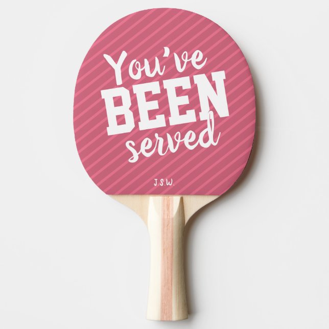 Funny, dass dir Monogram serviert wurde Tischtennis Schläger (Vorderseite)