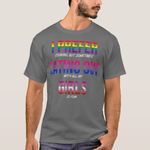 Funny, dass ich koche, aber manchmal essen Q T-Shirt