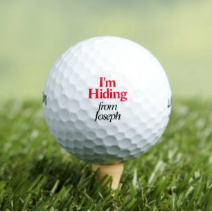 Funny, dass ich mich Personalisiert verstecke Golfball