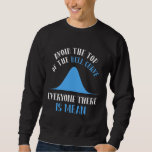 Funny Data Science Bell Curve Computer Programmer Sweatshirt<br><div class="desc">Ein lustiges Geschenk für Programmierer,  Gamer,  Informatiker,  Softwareentwickler,  IT-Admin,  Nerd und PC-Geek. Perfekte Überraschung für ein Lachen mit Freunden,  Familie und Kollegen in der Schule oder Arbeit.</div>