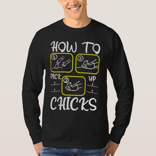 Funny Dating Coach How To Pick Up Chicks Speed Dat T-Shirt (Vorderseite)