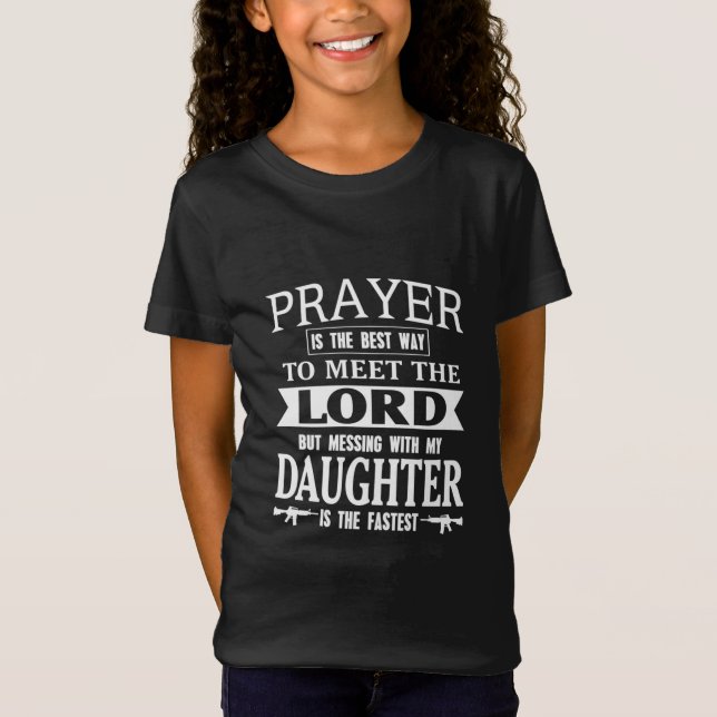 Funny Daughter Zitat Geschenk für Tochter178 T-Shirt (Vorderseite)