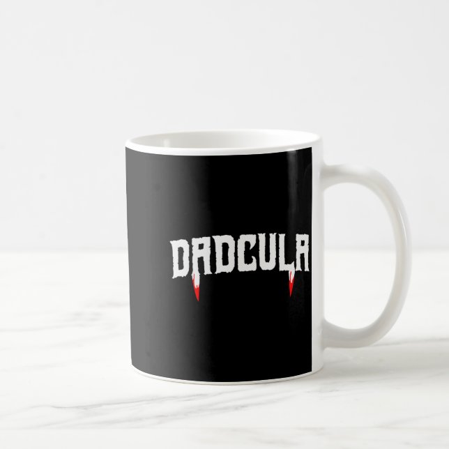 Funny Daula Halloween Dad Mens Costume Vamre Fangs Kaffeetasse (Rechts)