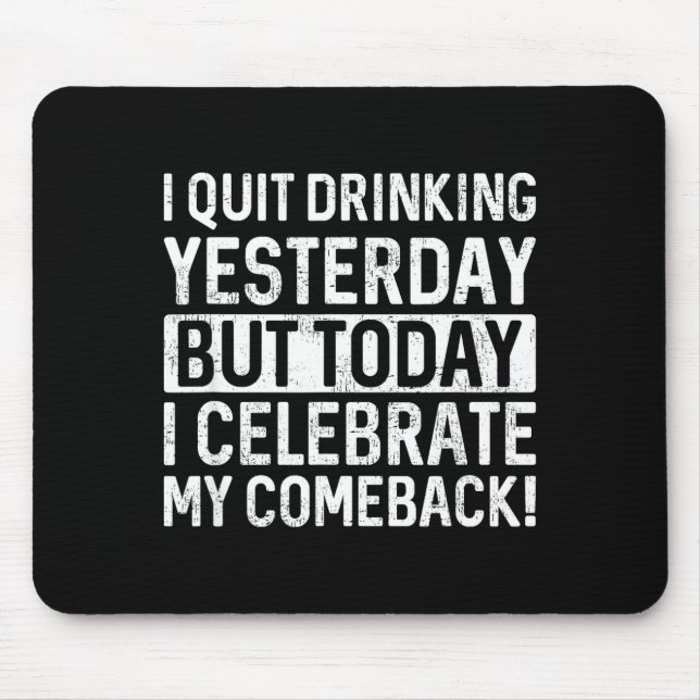 Funny Day Drinking Shirts Men Women Adult Humor Dr Mousepad (Vorne)