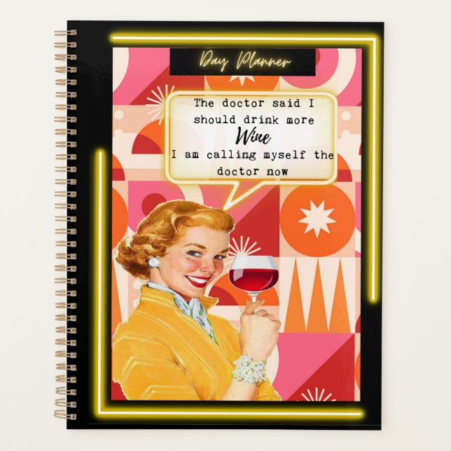 Funny Day Planner/Journal For Women Sassy-Doctor Planer (Vorderseite)