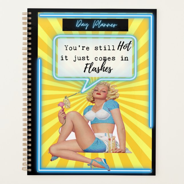 Funny Day Planner/Journal For Women Sassy-Flash Planer (Vorderseite)