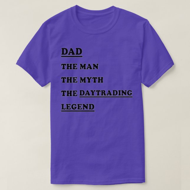 Funny Daytrading Geschenk für Männer Frauen T-Shirt (Design vorne)