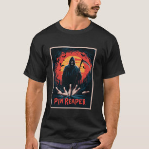 Funny Death Bowling Grim Sensenmann Bowler gibt Mä T-Shirt