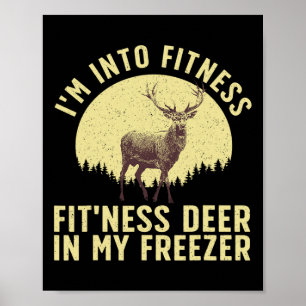 Funny Death Junting Art for Men Fantastische Bergw Poster