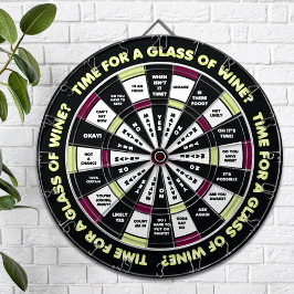 Funny Decision Maker - Wine Drinker Edition Dartscheibe