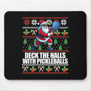 Funny Deck Die Hallen hässlich Weihnachts Sweater Mousepad