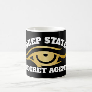 Funny "Deep Staat Secret Agent" Kaffeetasse