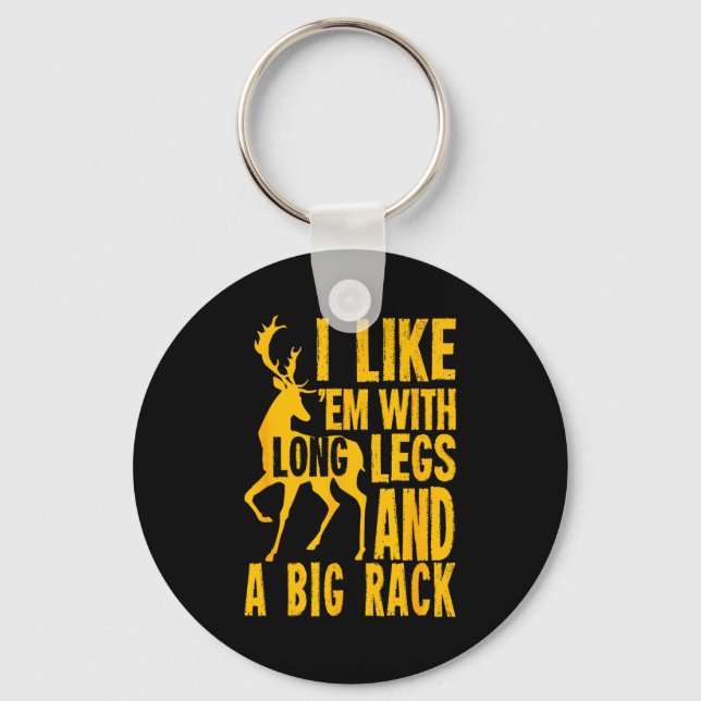 Funny Deer Hunting Quote Gift For Hunters  Schlüsselanhänger (Vorderseite)