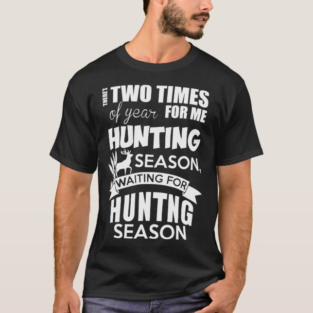 Funny Deer Jagd Jäger Jäger Geschenk T-Shirt (Vorderseite)