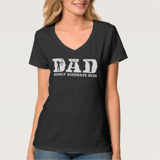 Funny Deer Jagd VATER Todbewusst Typ Cool F T-Shirt