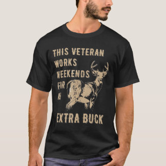 Funny Deer Jagd Veteran Störenfried Jäger Geschenk T-Shirt