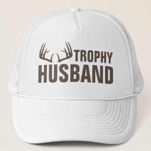 Funny Deer Junting Hat Trophy Husband for Men Truckerkappe
