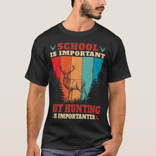 Funny Deer Junting Hunter Best Mens T-Shirt (Vorderseite)
