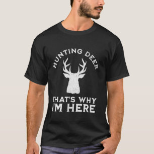 Funny Deer Junting Hunter Long Sleeve T Shirt