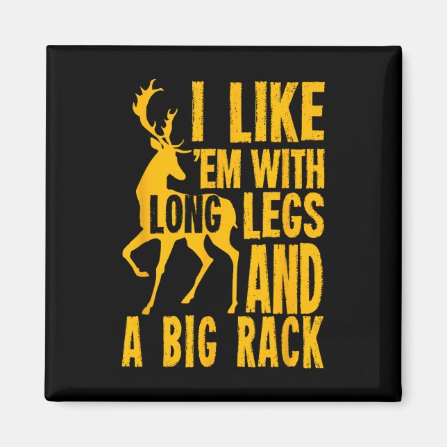 Funny Deer Junting Quote für Jäger Magnet (Vorne)