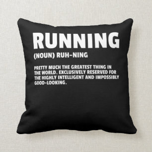 Funny Definition Funny 5k Marathon Runner  Kissen