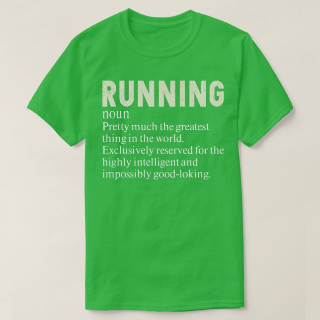 Funny Definition Funny 5k Marathon Runner T-Shirt (Design vorne)