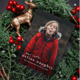 Funny Definition Naughty 3 Foto Weihnachten