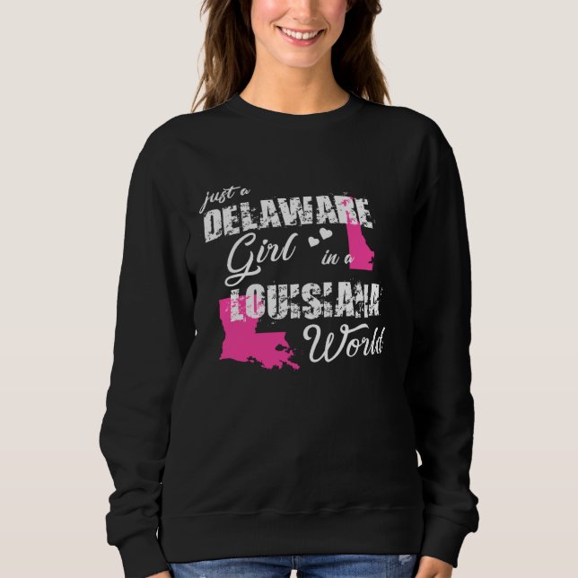 Funny Delaware Shirts Just a Delaware girl in a Lo (Vorderseite)