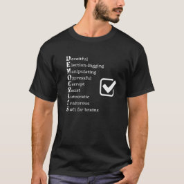 Funny Democracy Politischer T - Shirt