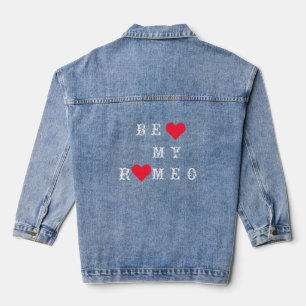 Funny Denim Jacket mit Text - Anpassbar Jeansjacke