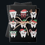 Funny Dental Christmas Tees Niedlichen Xmas Zahnar Geschenkpapier Set<br><div class="desc">Funny Dental Christmas Tees Niedlichen Xmas Dentist Squad Crew</div>