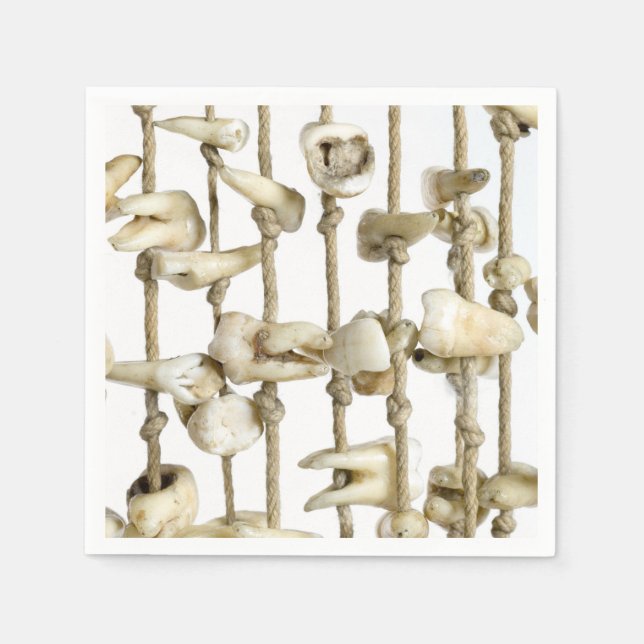 Funny Dental Fotografy Extracted Zähne Zahnmedizin Serviette (Vorderseite)