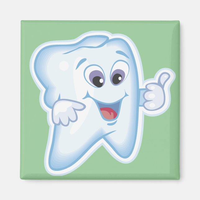 Funny Dental Health Magnet (Vorne)