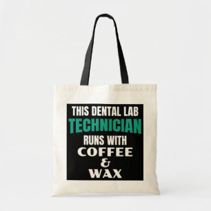 Funny Dental Labrador Techniker Kaffee und Wachs Tragetasche