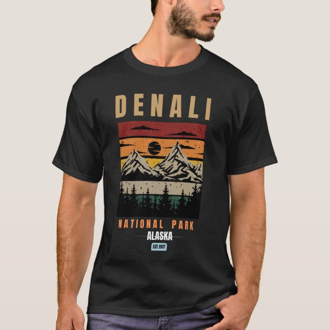 Funny Dental Mountain-Dentist Tooth Hiking Tee (Vorderseite)
