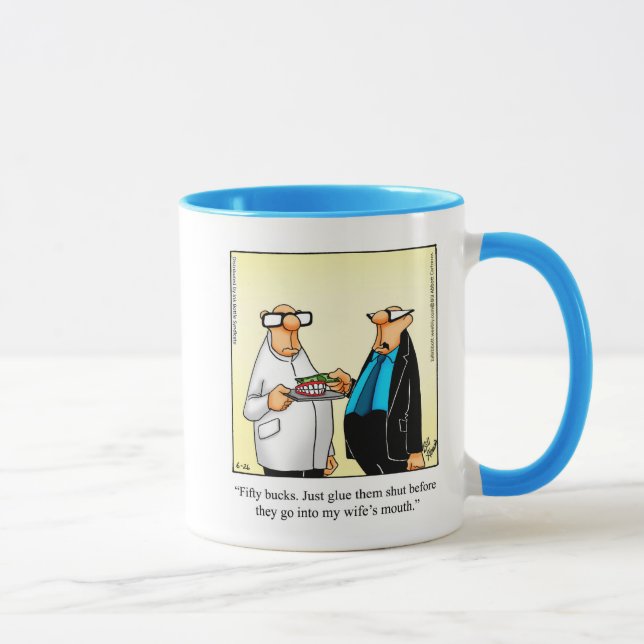 Funny Dental Spaß Tasse Geschenk (Rechts)