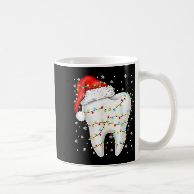 Funny Dental Tooth Pjs Pajamas Christmas Xmas Men  Kaffeetasse (Rechts)