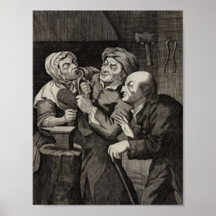 Funny Dentist Büro Antiquitätenhändler-Poster Poster