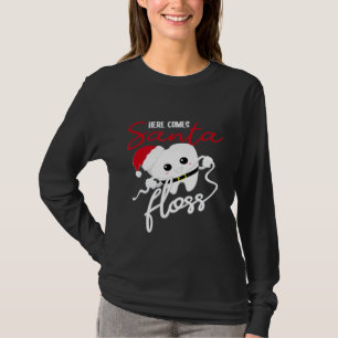 Funny Dentist Geschenk Dental Hier kommt Weihnacht T-Shirt