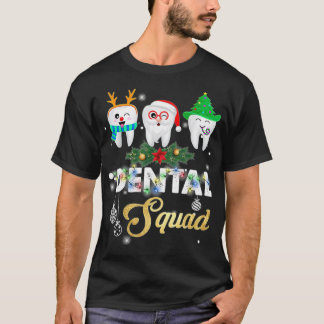 Funny Dentist Hygienist Weihnachten Zahnarzthyphe T-Shirt
