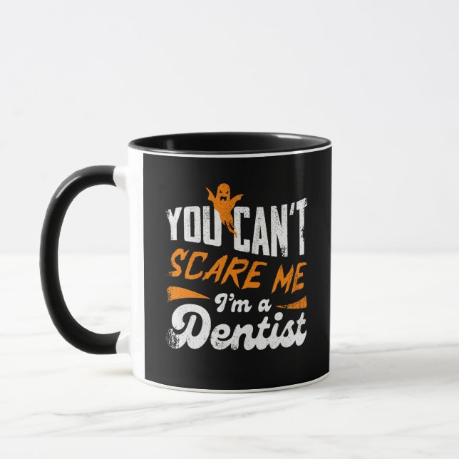 Funny Dentist 🦷 Nothing Scare Me | Zahnstocher Tasse (Links)