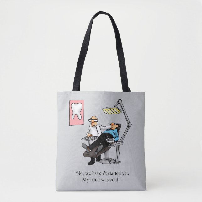 Funny Dentist Spaß Tote Bag Geschenk (Vorderseite)