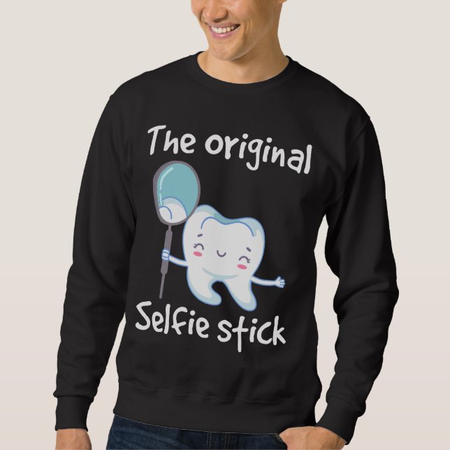 Funny Dentist Tooth Spaß Zahnärztin Sweatshirt (Vorderseite)