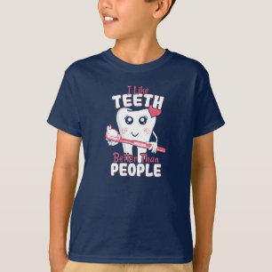 Funny Dentist - Wie Zähne besser als Menschen T-Shirt