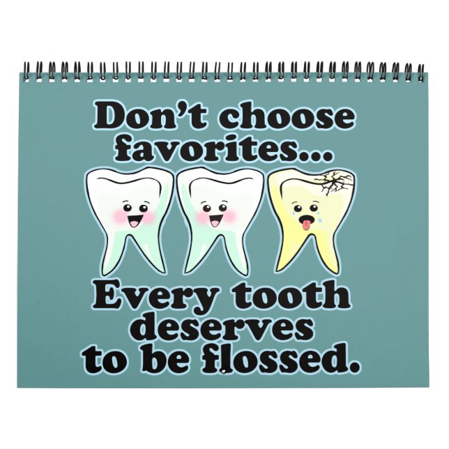 Funny Dentist Zahnarzthygienist Kalender (Titelbild)