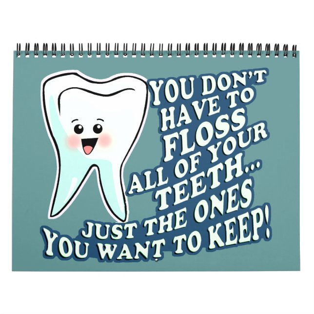 Funny Dentist Zahnarzthygienist Kalender (Titelbild)